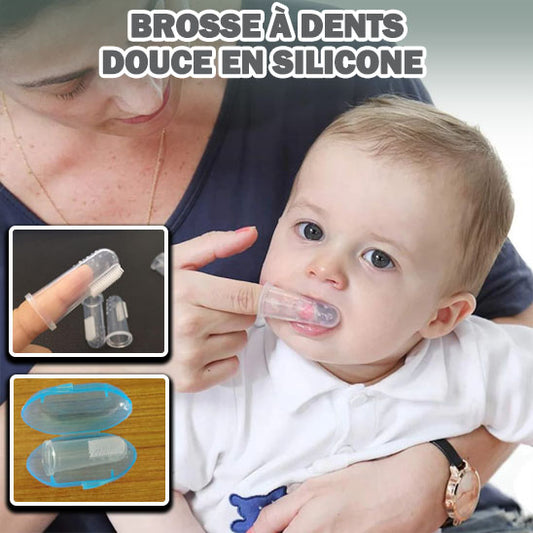 Brosse doigt bébé silicone
Les Boutchous 