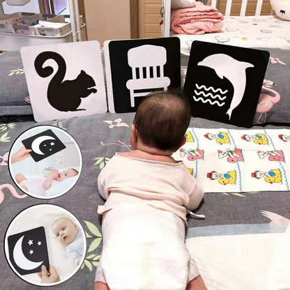 Cartes de Stimulation Visuelle pour Bébé- BabyVision™ - Les Boutchous