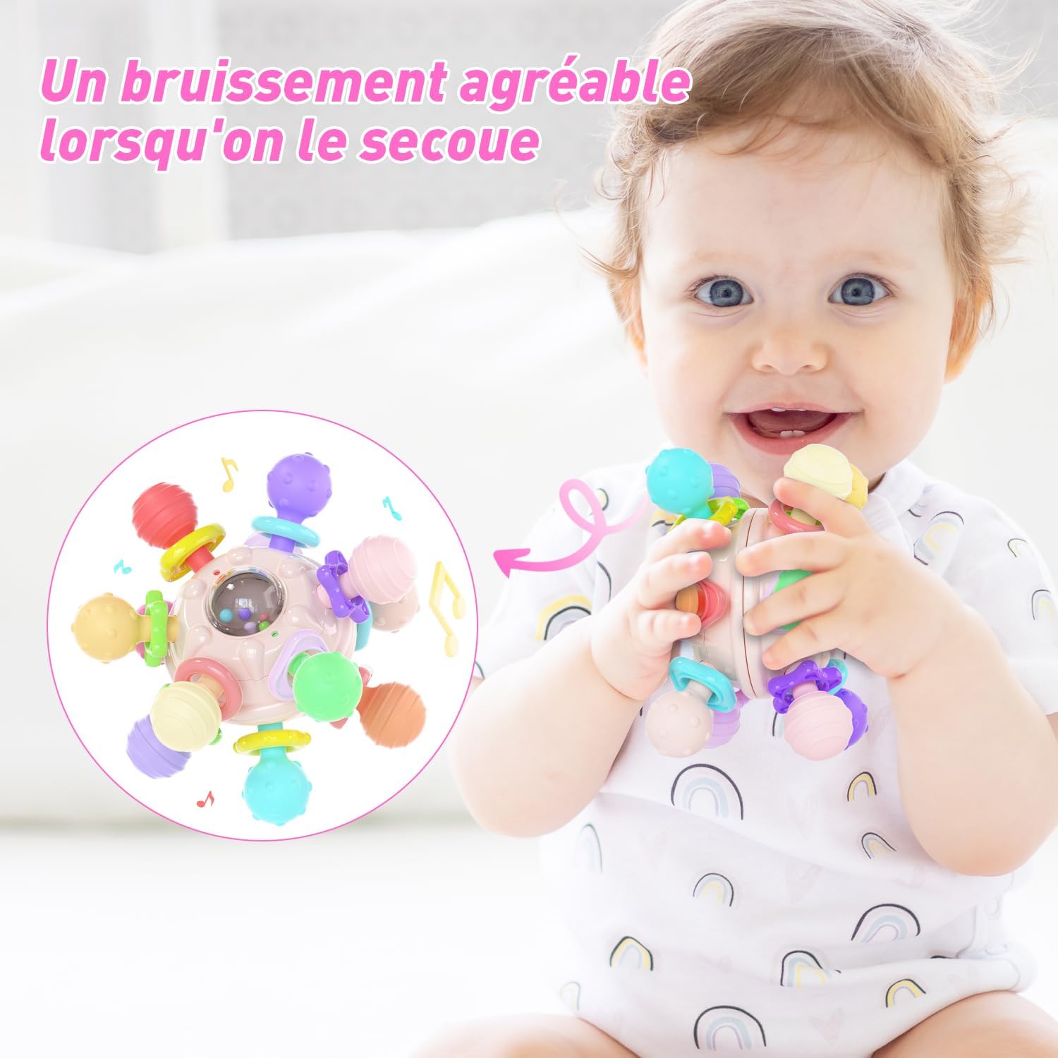 Jouet sensorielle bébé 
Les Boutchous