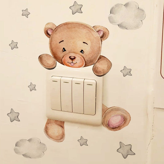 Stickybear™ - Sticker ourson décoratif | Chambre d'enfants - Les Boutchous